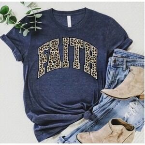 Faith Leopard Short Sleeve  (Love in Faith)